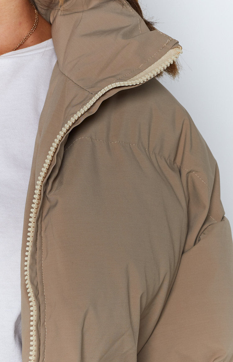 Remi Puffer Jacket Nude