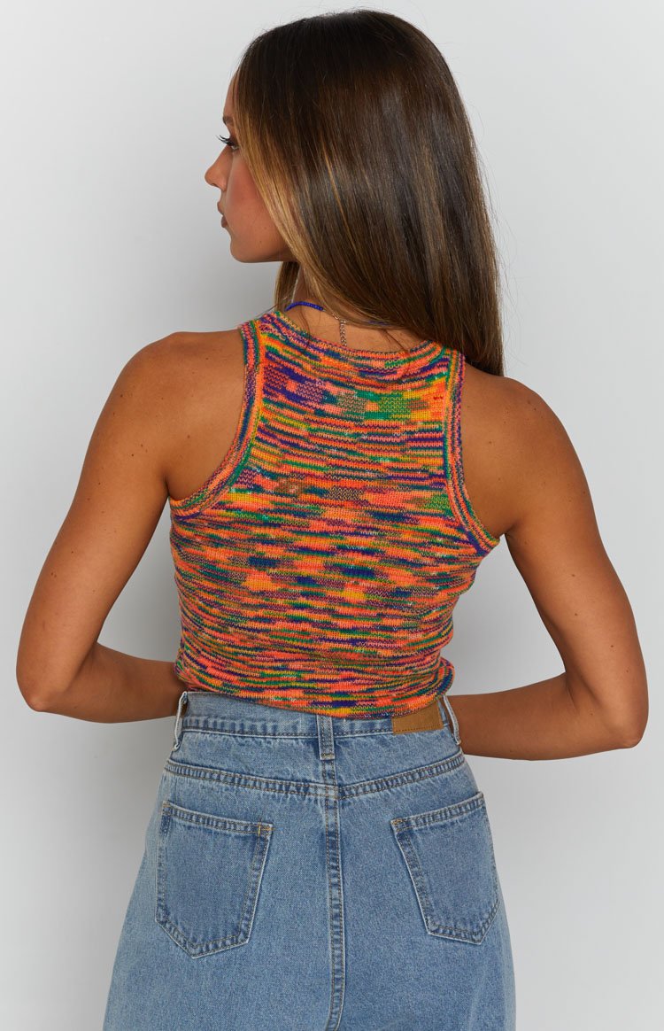 Chicago Tank Neon Rainbow