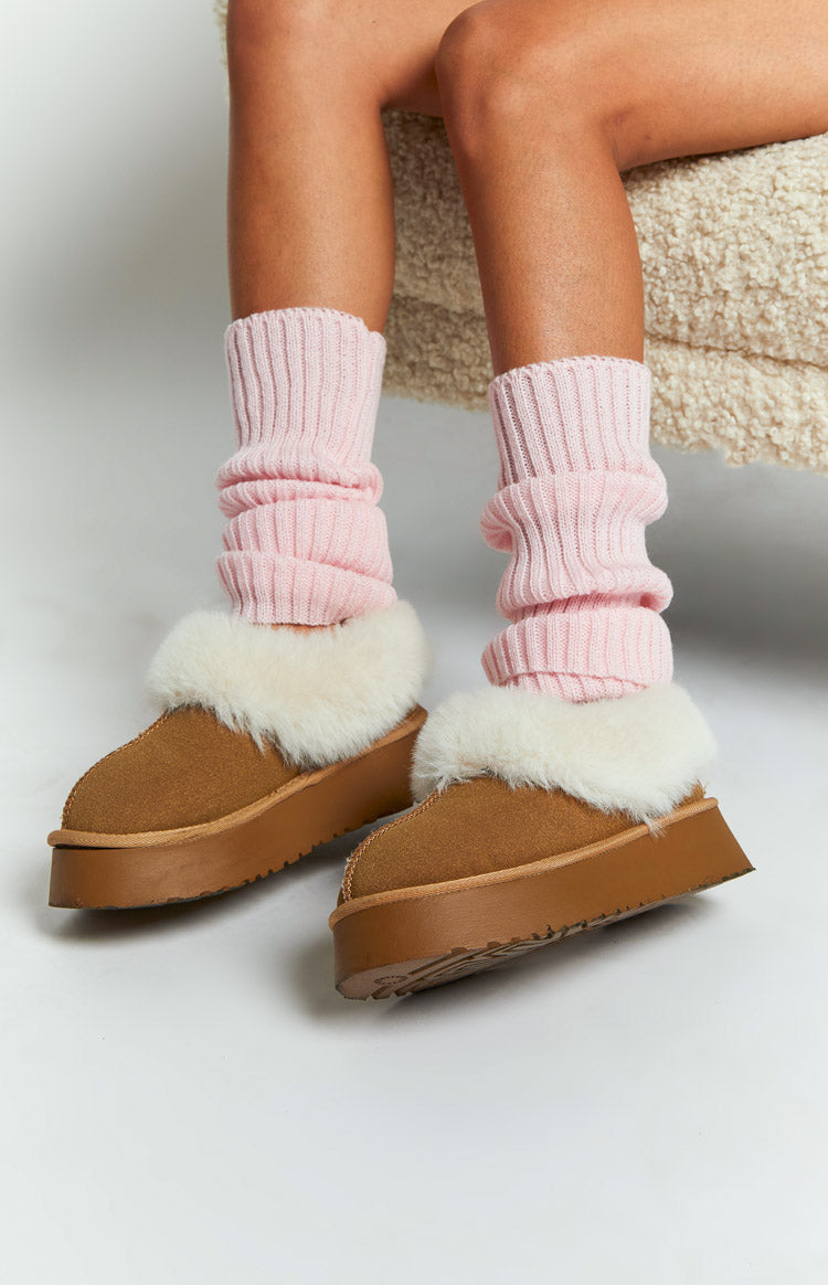 Issy Pink Leg Warmers
