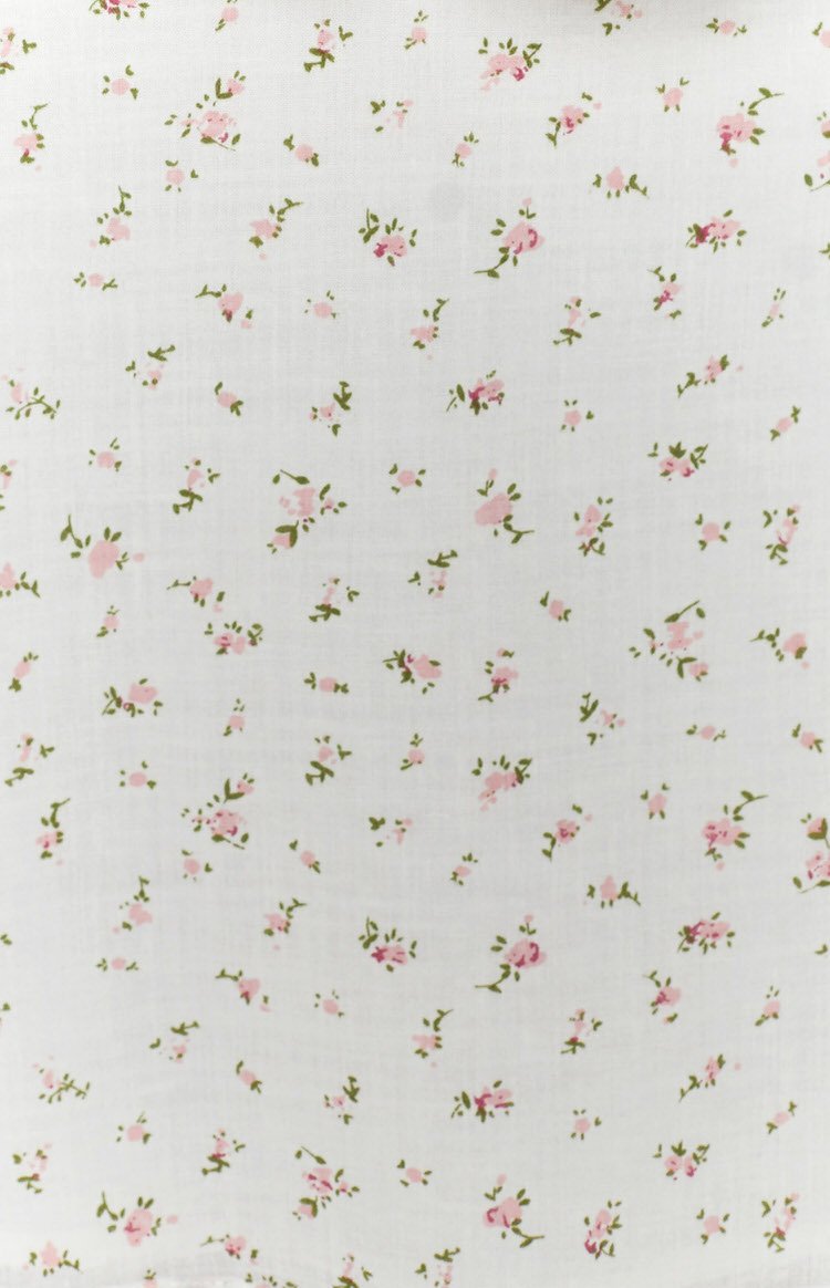 Abigail Mini Dress White Floral