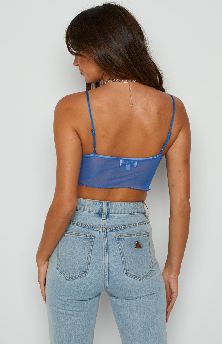 Carlina Blue Corset Top