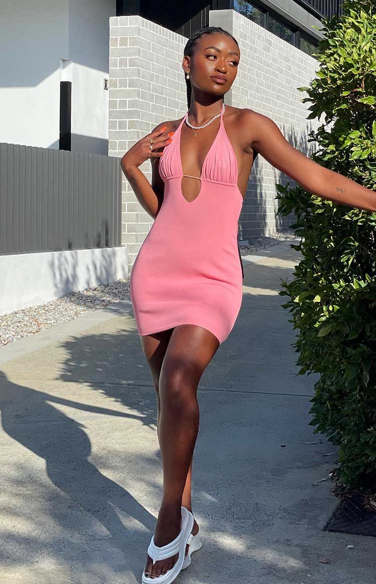 Gelato Pink Mini Dress