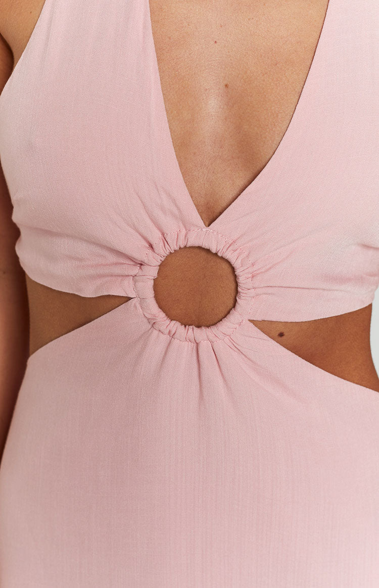 Aminah Pink Mini Dress