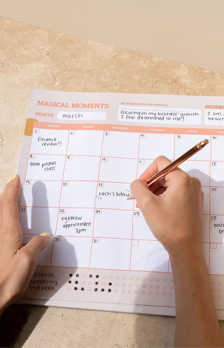 The Happy Employee Magical Moments Monthly Planner