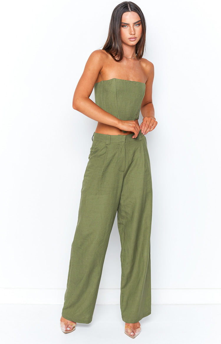 Lioness La Quinta Khaki Pant
