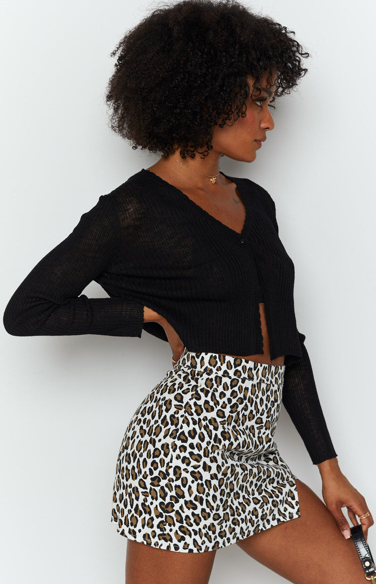 Milan Mini Skirt Leopard