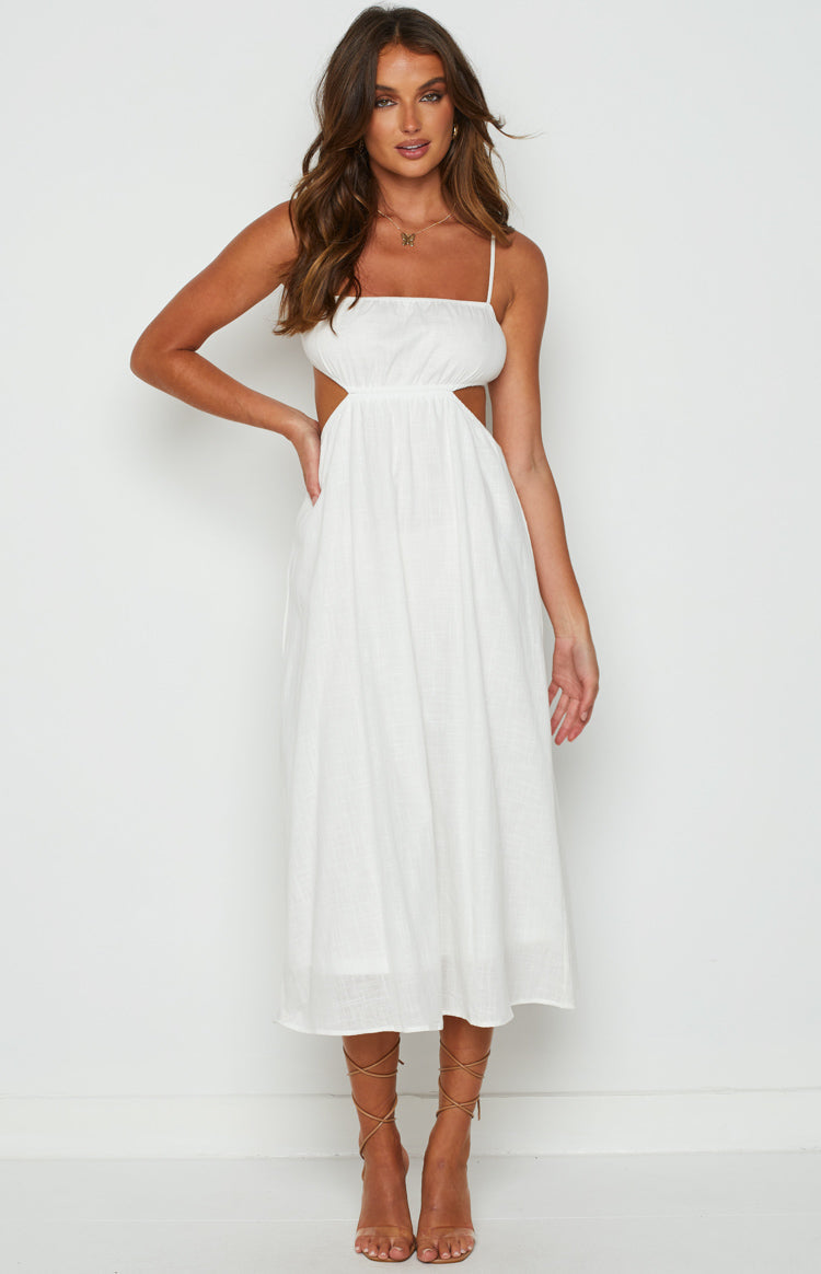 Iver Cut Out Dress White