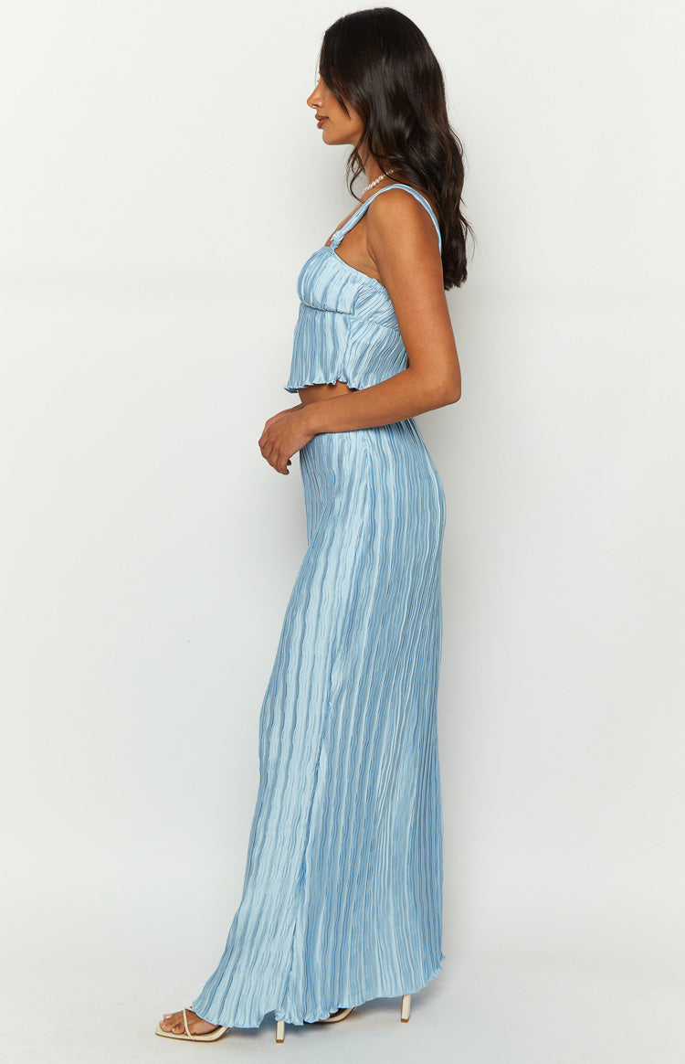 That Occasion Blue Maxi Skirt