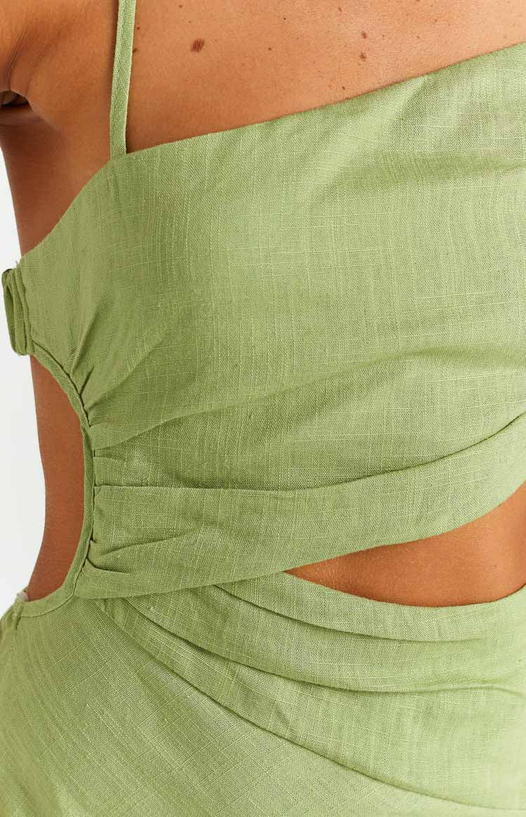 Lene Green Maxi Dress