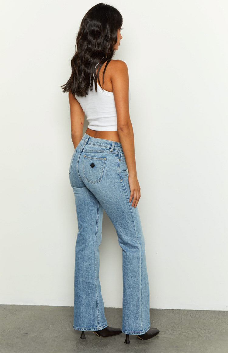 Abrand April 99 Low Boot Blue Denim Jeans