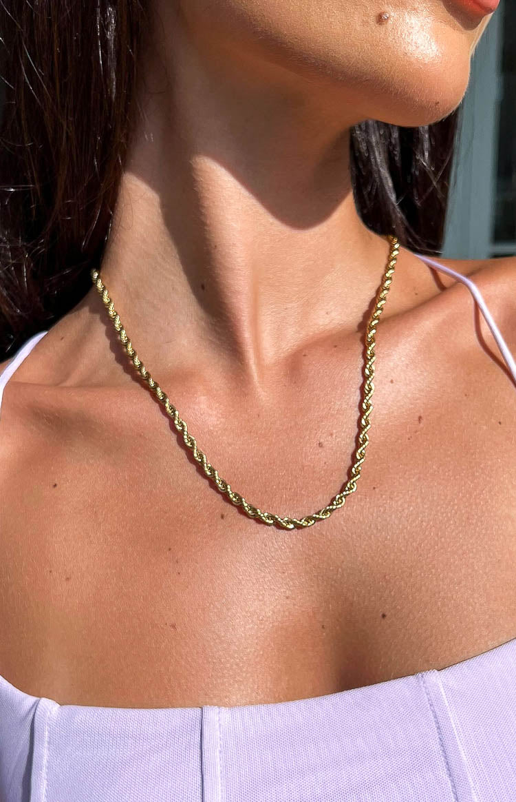 Florence Rope Chain Gold Necklace