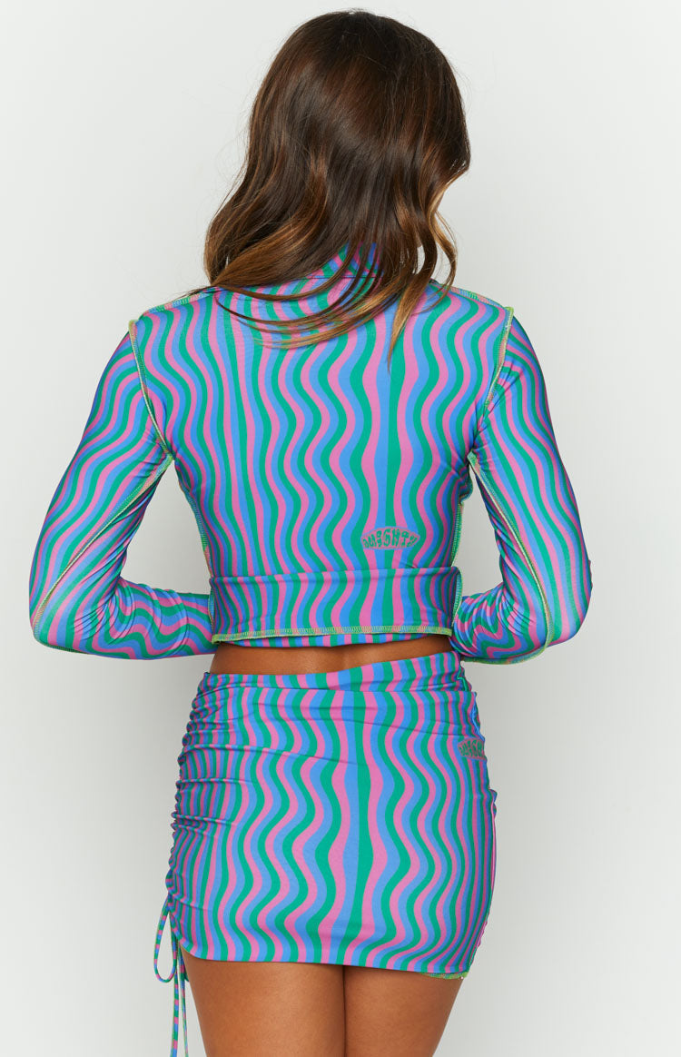 OMIGHTY Squiggly Skirt Purple