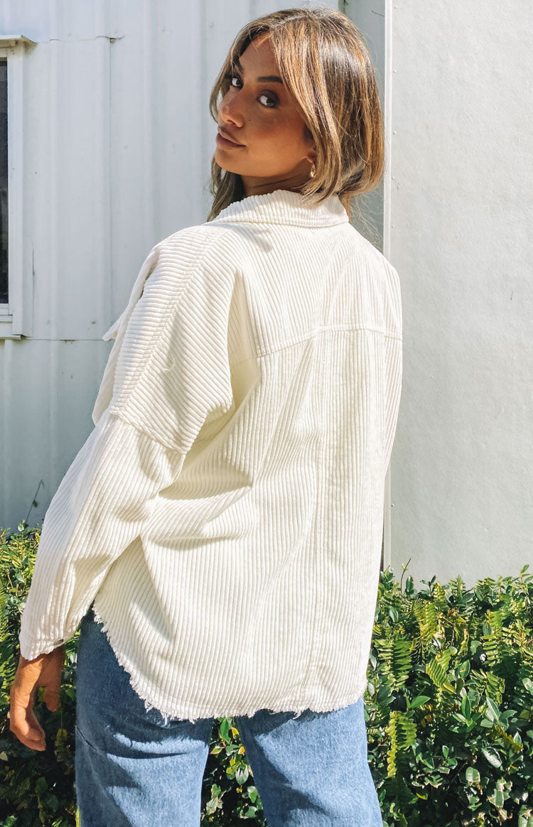 Rayna Cord Jacket Cream