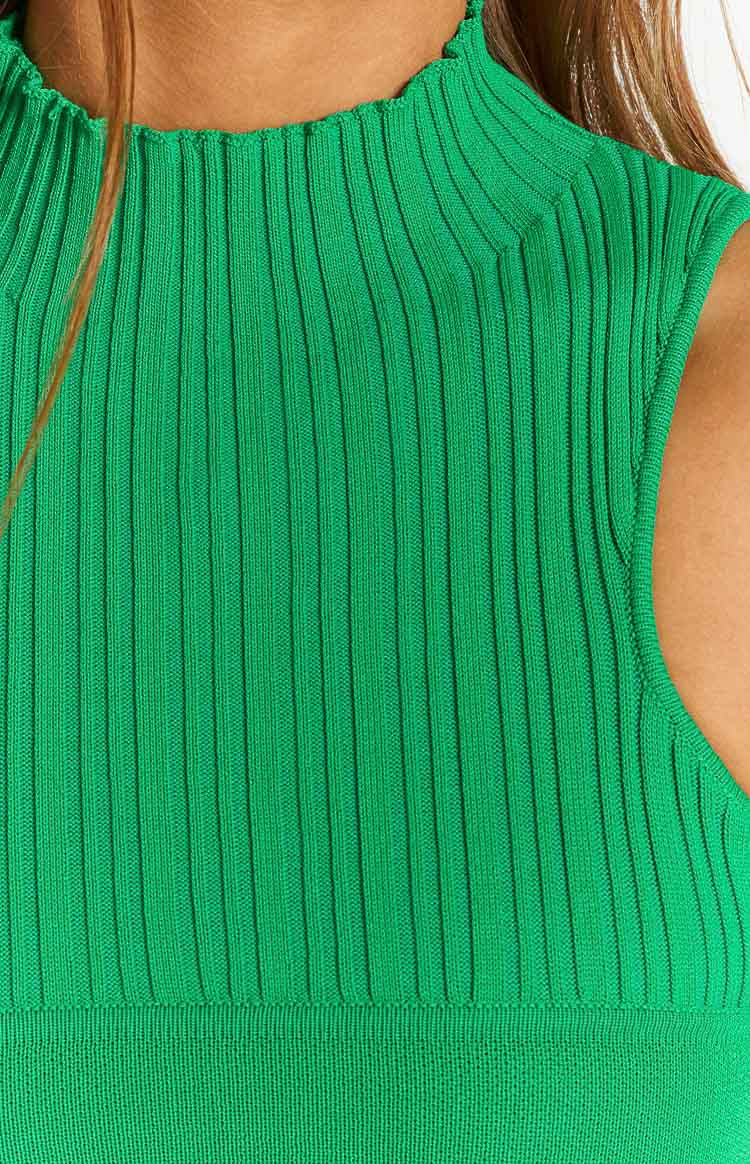 Dominica Green Knit Tank