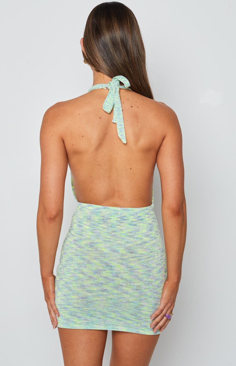 Magnolia Halter Mini Dress Mint