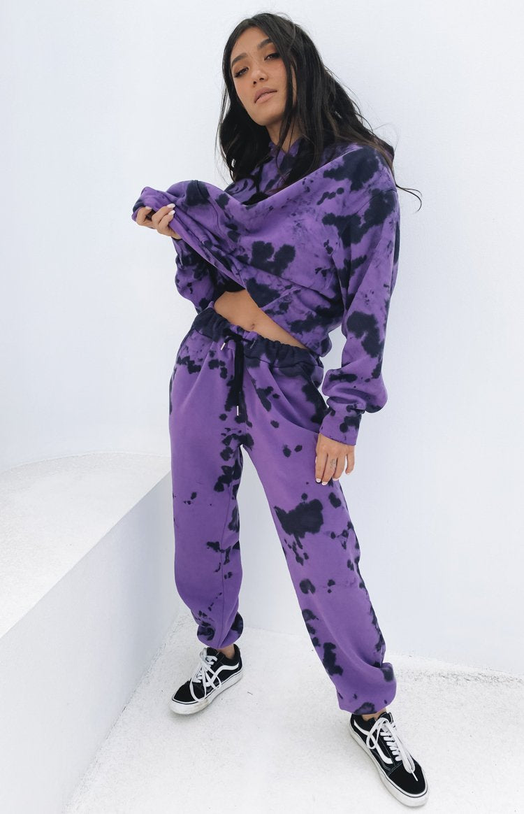 Nana Judy Avenue Trackpant Violet Tie Dye