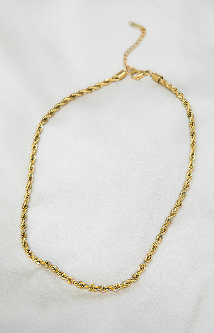 Florence Rope Chain Gold Necklace
