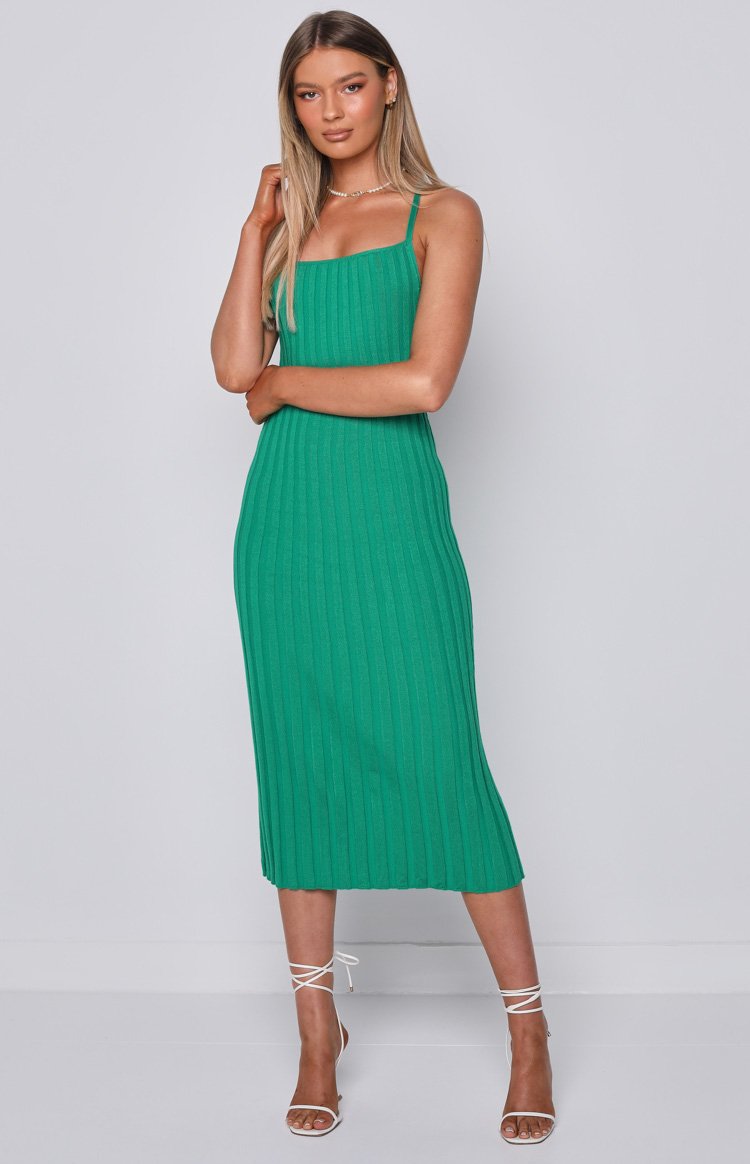 Camilla Green Midi Dress