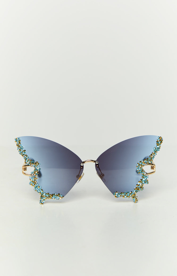 Bodhi Blue Butterfly Sunglasses
