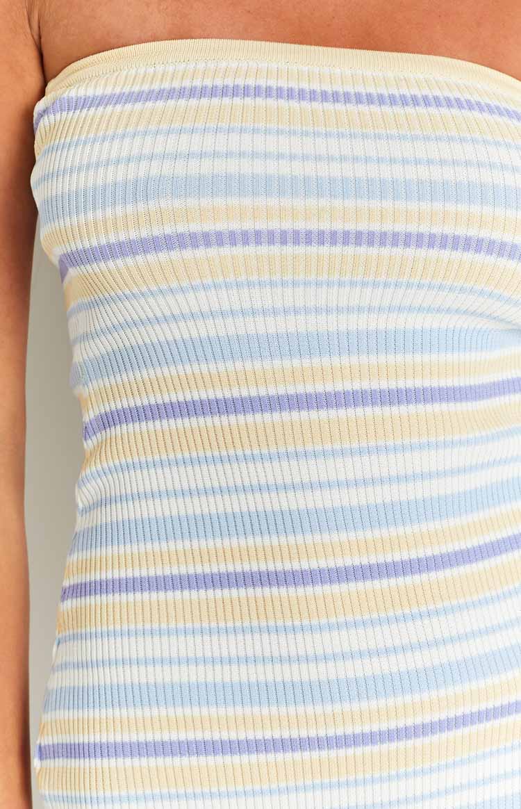 Aiko Striped Mini Dress