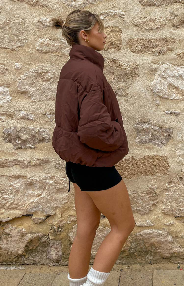 Remi Puffer Jacket Chocolate