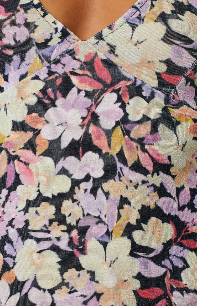 Rufus Floral Halter Mini Dress