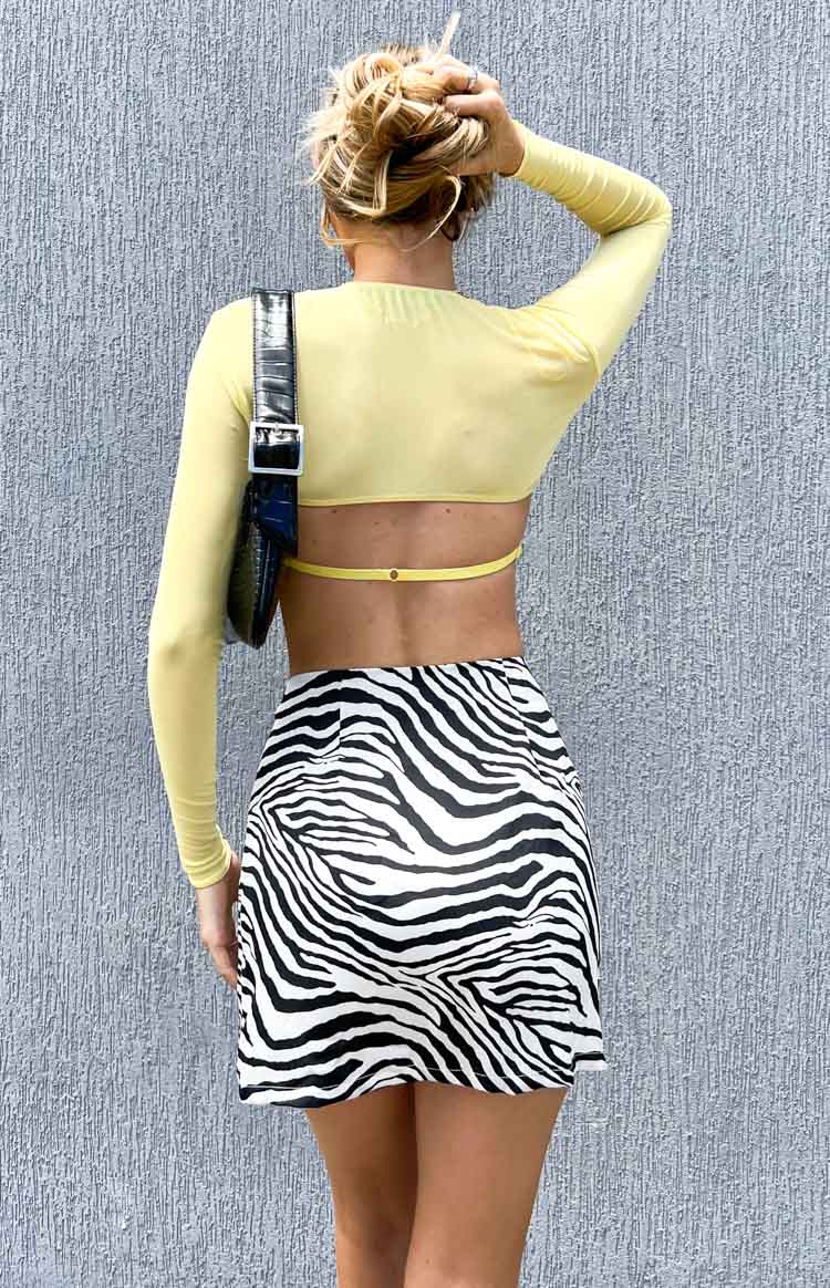 Hendra Zebra Mini Skirt
