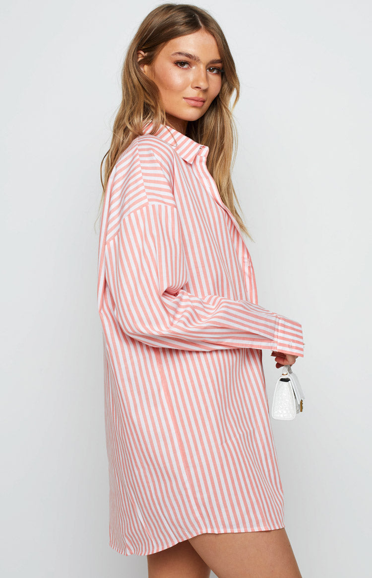 Nantes Shirt Dress Pink