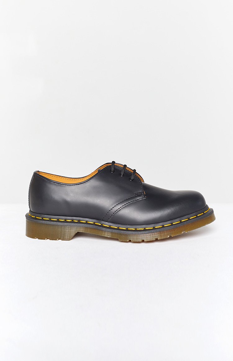 Dr. Martens DMC Black Smooth Leather Shoes
