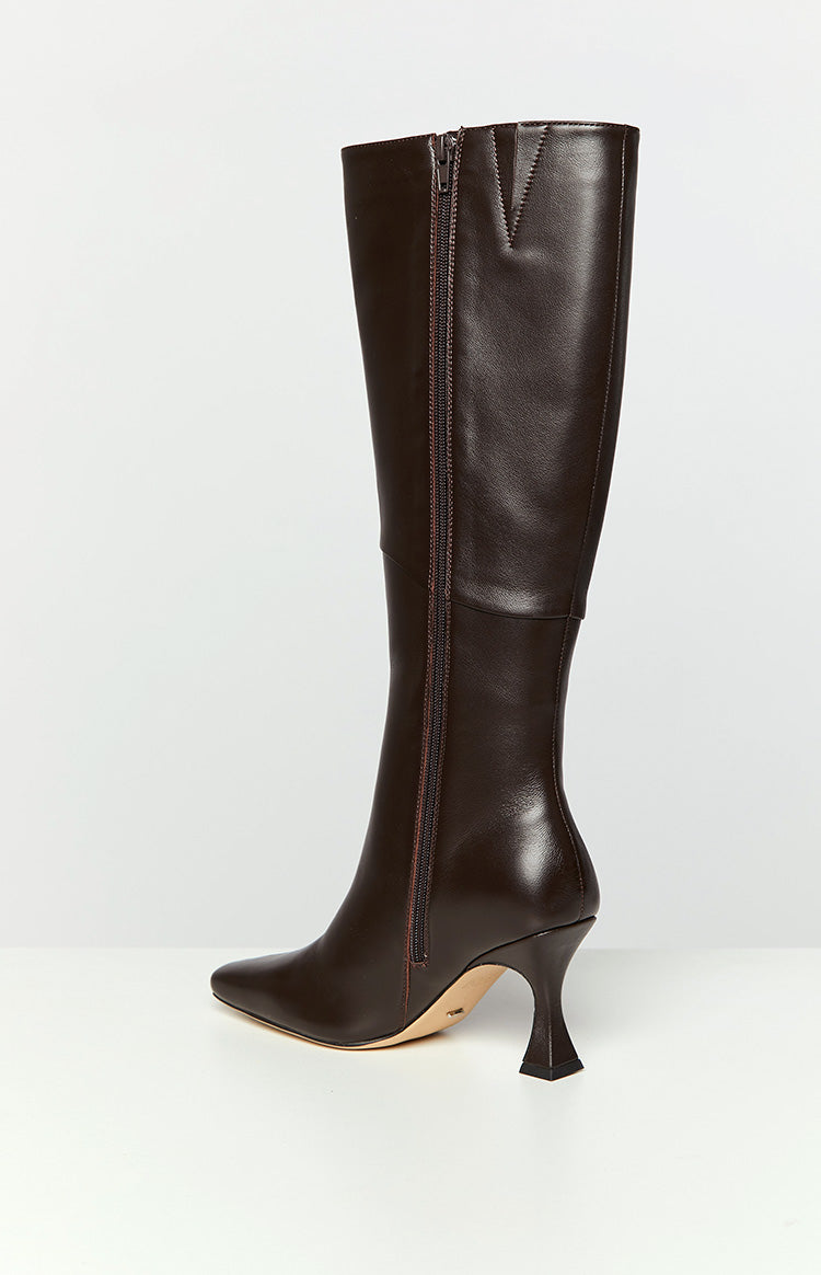 Tony Bianco Fantasy Chocolate Nappa Calf Boots