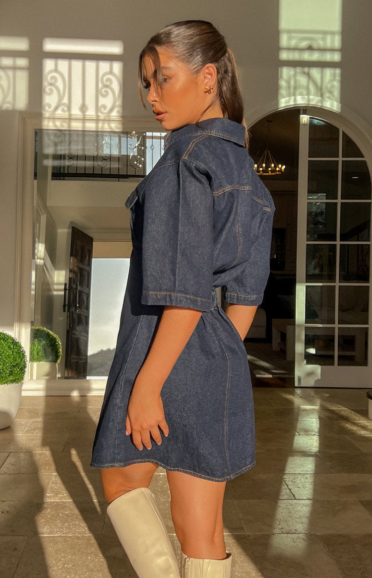 Xena Denim Mini Dress