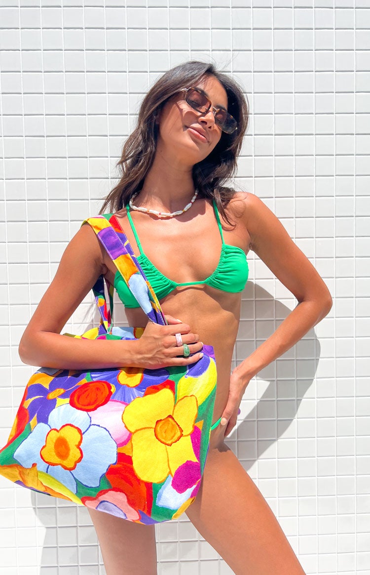 Bri Floral Print Tote Bag