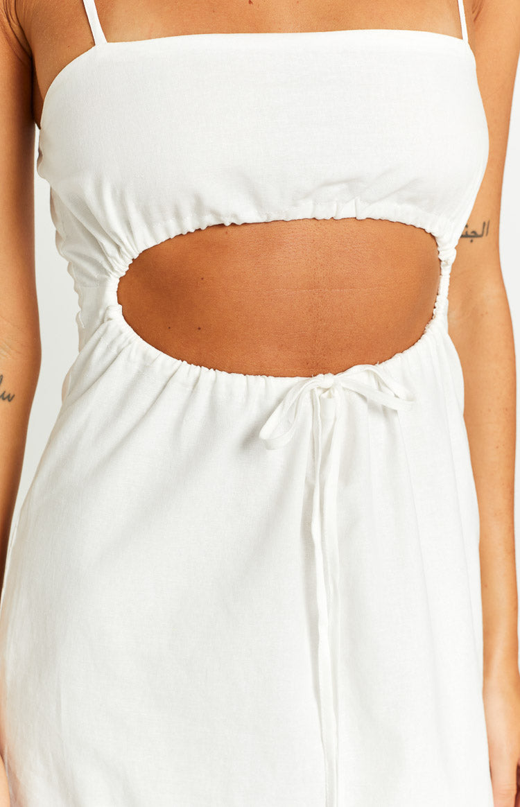 Zoey White Maxi Dress