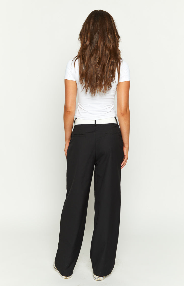Zion Black Waist Pant