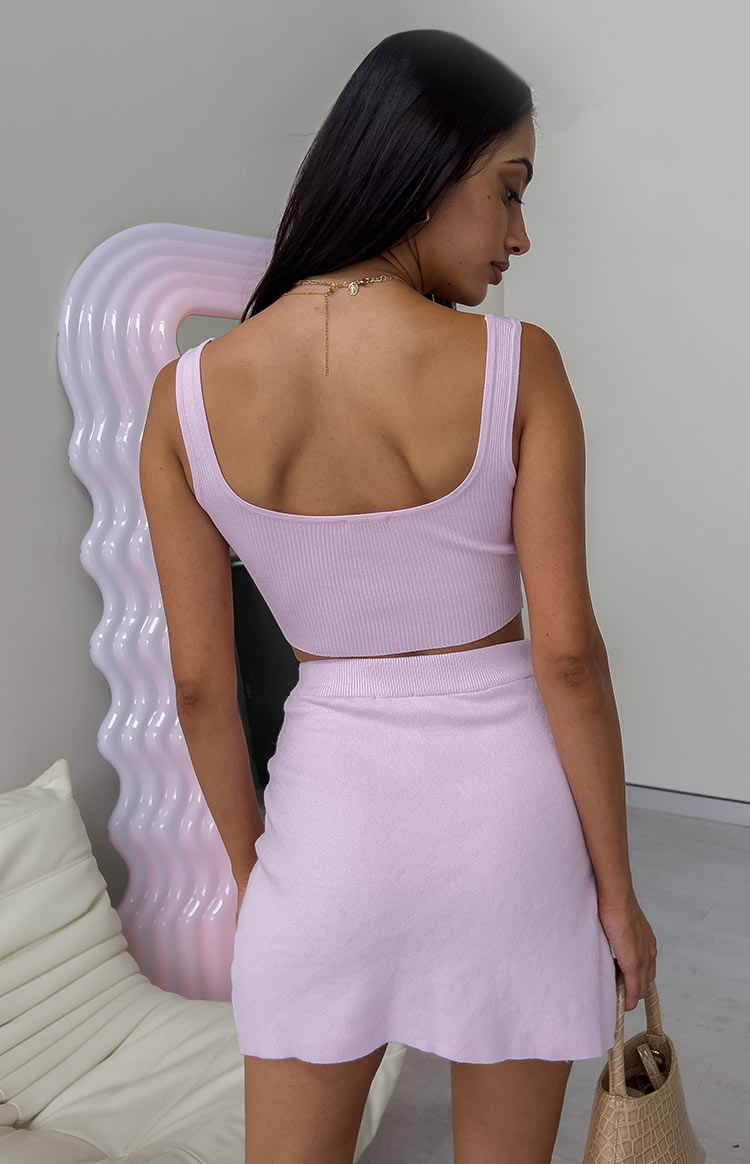 Eda Lilac Mini Skirt
