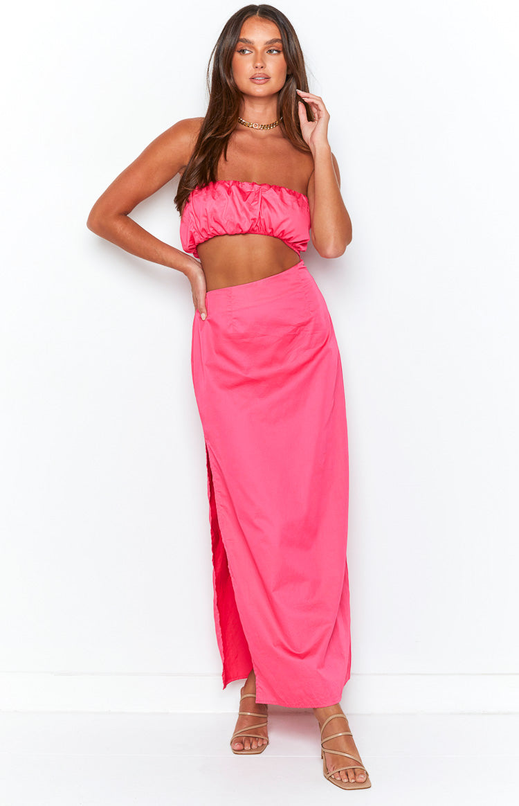 Bentley Pink Midi Dress