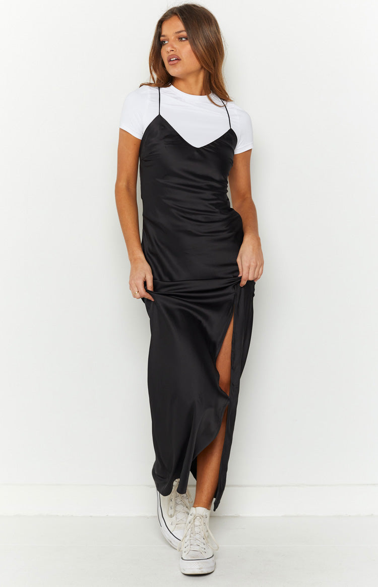 Eternal Black Formal Maxi Dress
