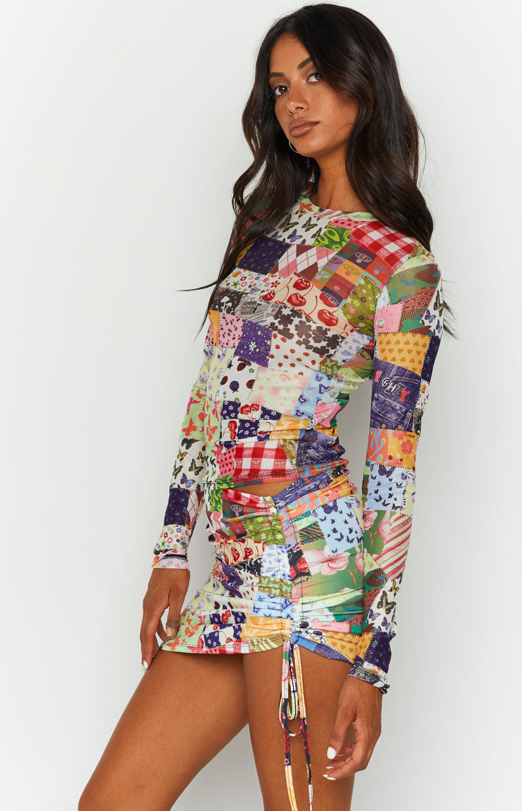 OMIGHTY OG Patchwork Mini Skirt