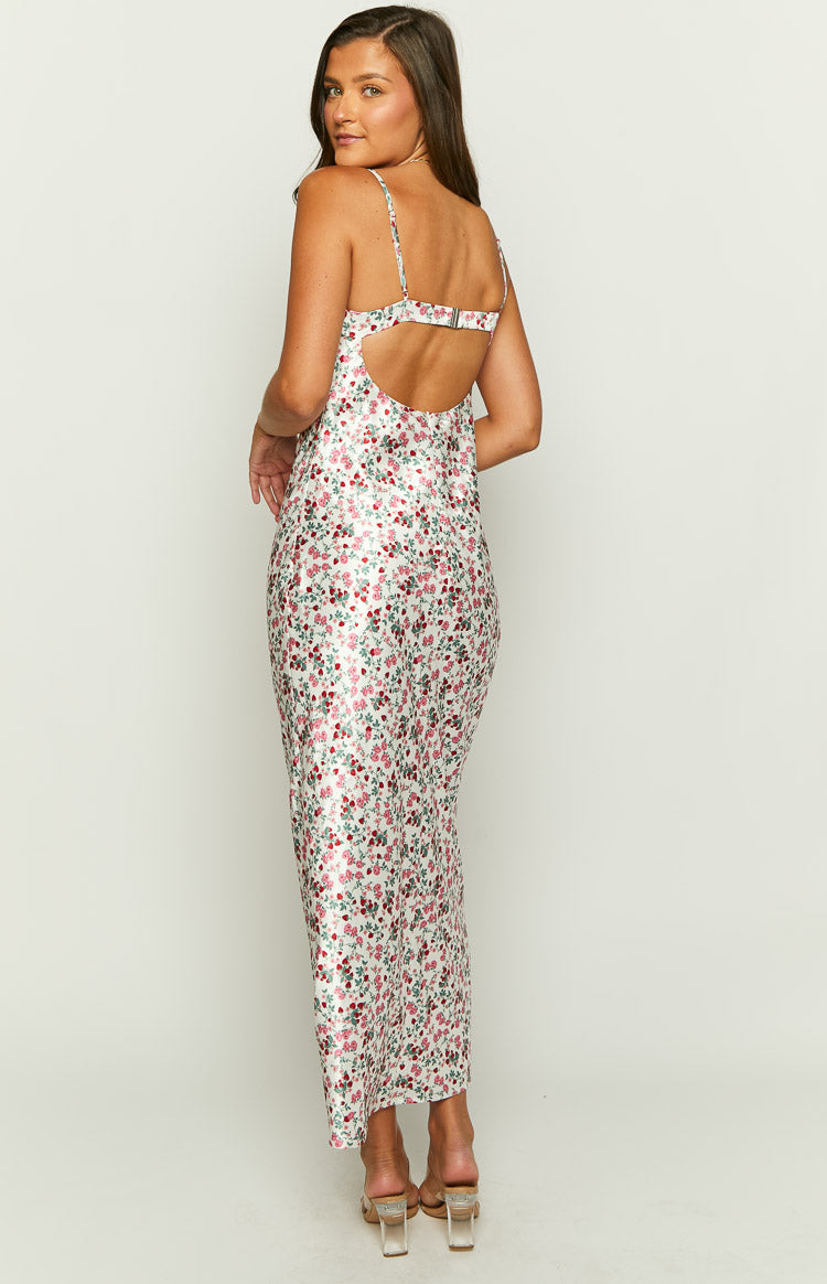 Scarlette White Floral Maxi Dress