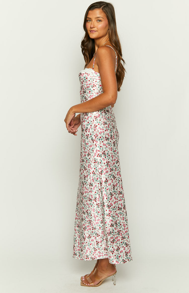 Scarlette White Floral Maxi Dress