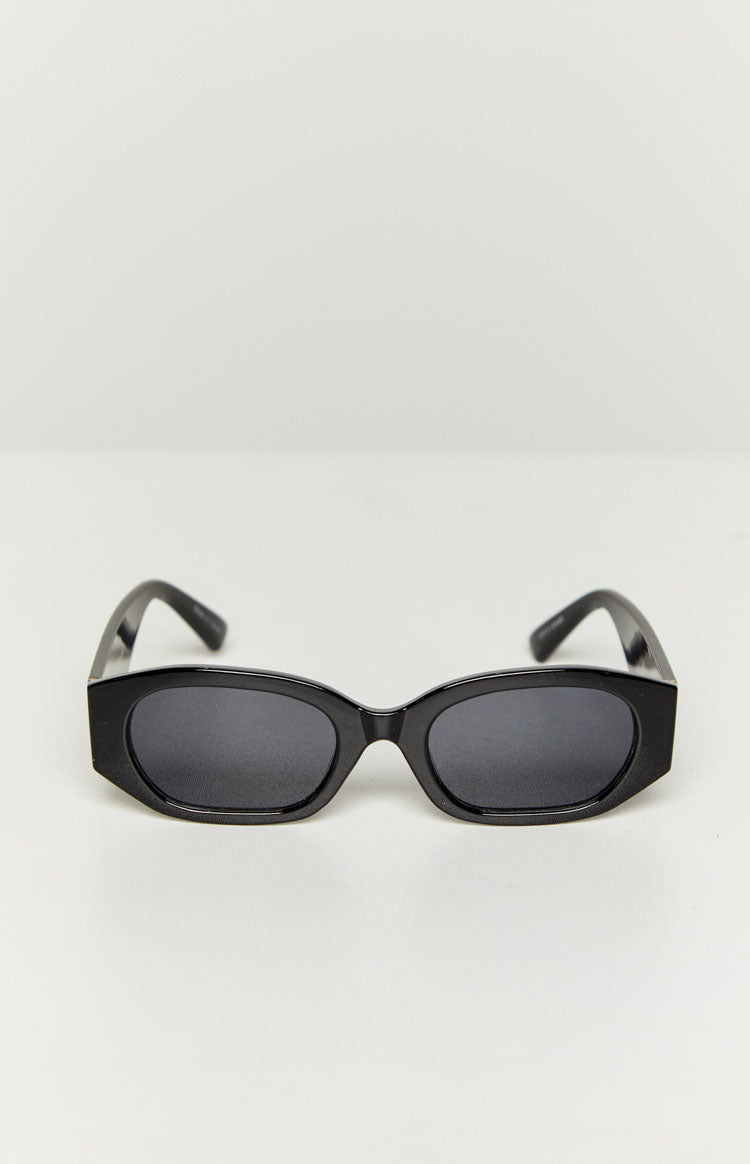 Juno Squoval Sunglasses Black