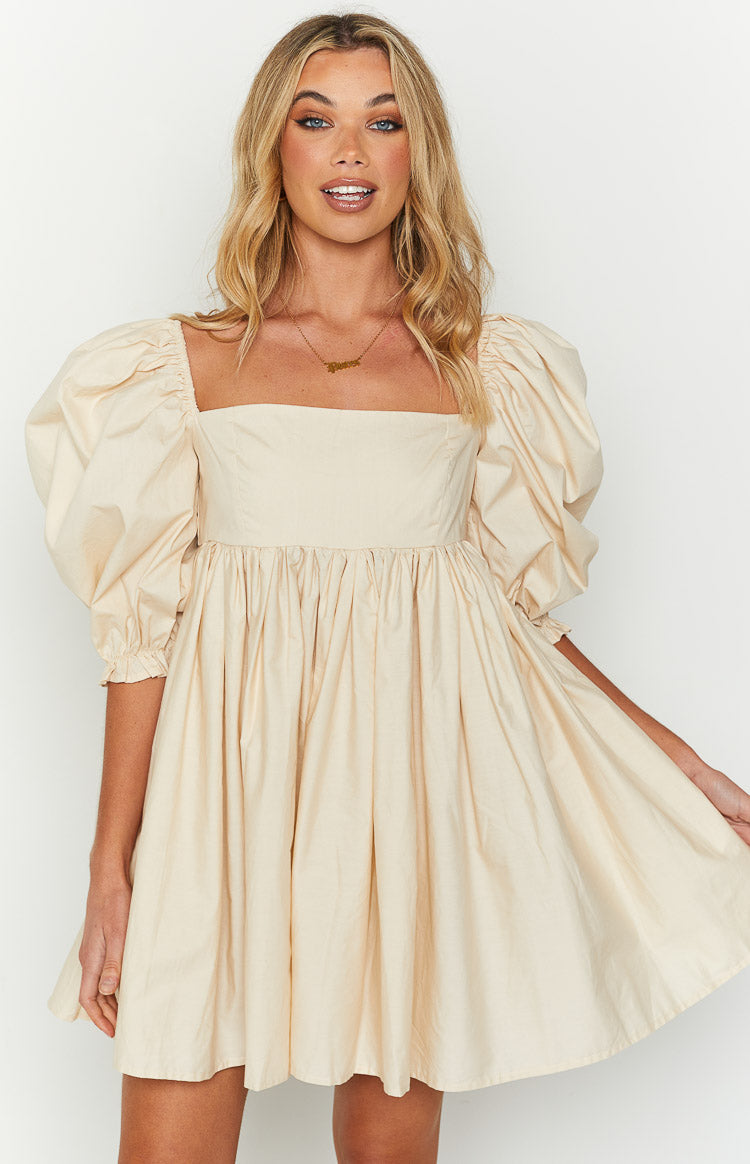 Tiana Cream Mini Dress