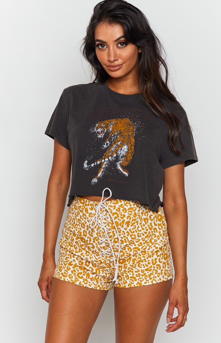 Schools Out Shorts Leopard