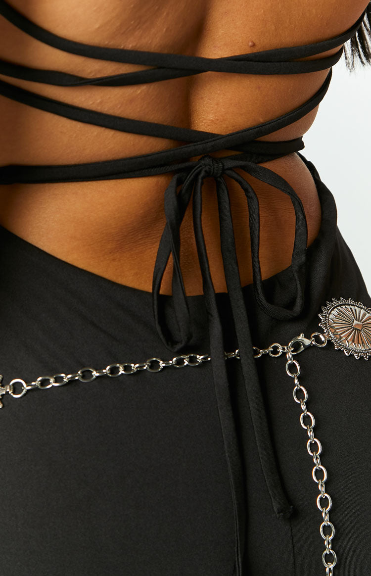 Tokyo City Black Playsuit