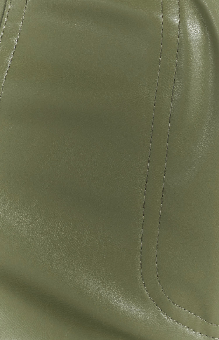 Addie Green PU Pants