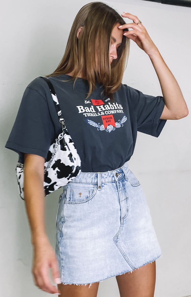 Thrills Leni Skirt Time-Worn Blue