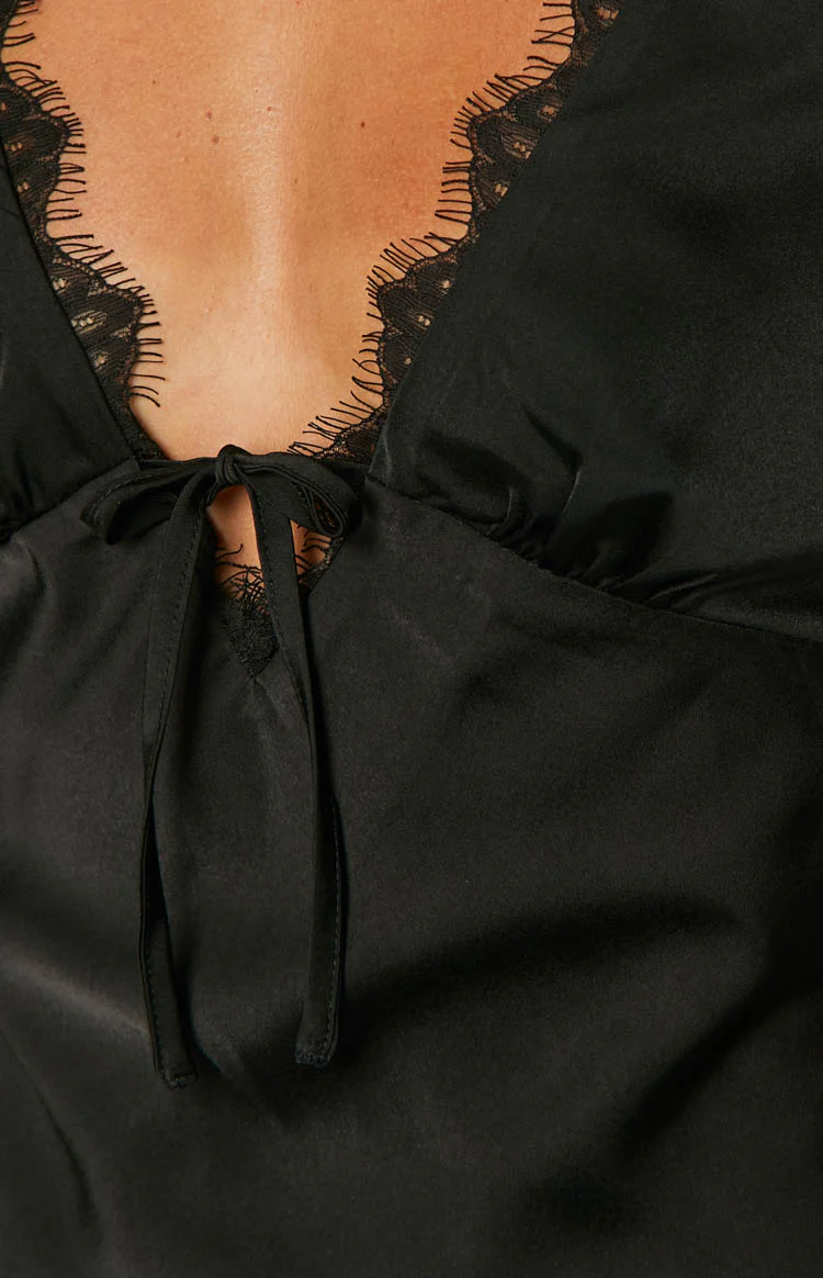 Jennifer Black Mini Party Dress