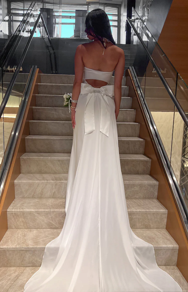 Nicole White Maxi Dress