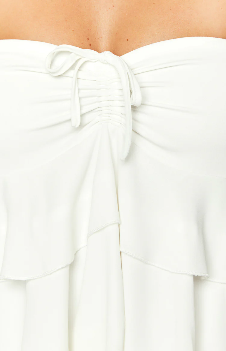 Miller White Strapless Mini Dress