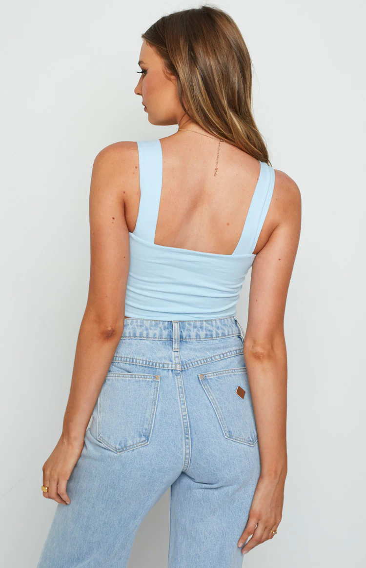 Nellie Crop Blue